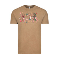 Vintage Coffee christmas ballerina shoes Vintage Tee - MaliasSmallBusiness