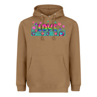 Toasted Coconut lgbt love with hearts and stars Heavyweight Hoodie - AdoDesignShop