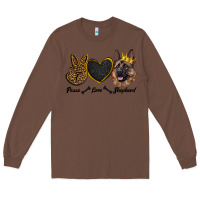 Chestnut peace love shepherd Long Sleeve Tee - RanaPortraitStore