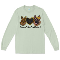 Matcha peace love shepherd Long Sleeve Tee - RanaPortraitStore