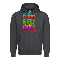Smoke kindness peace inclusion hope equality love diversity Zipper Hoodie - HRA Design Shop