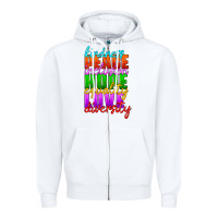 White kindness peace inclusion hope equality love diversity Zipper Hoodie - HRA Design Shop