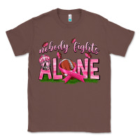 Chestnut Football Nobody Fights Alone Classic Tee - texasbilliewilder