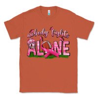 Copper Football Nobody Fights Alone Classic Tee - texasbilliewilder