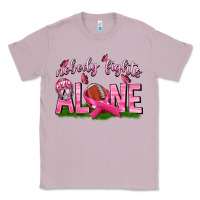Lilac Football Nobody Fights Alone Classic Tee - texasbilliewilder