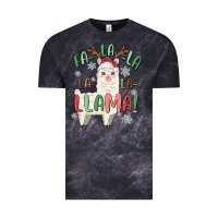 Cloud Black fa la la llama Vintage Tee - MaliasSmallBusiness