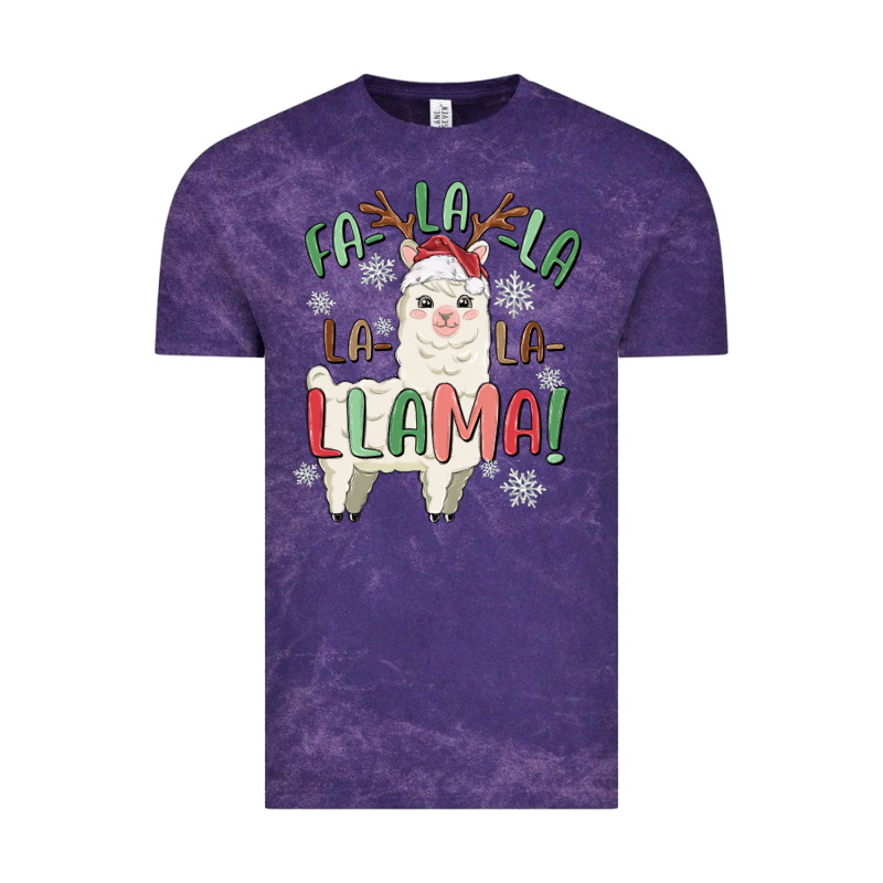 Fa La La Llama Vintage Tee by MaliasSmallBusiness | Teevron