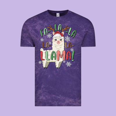 Vintage Tee fa la la llama