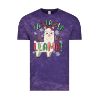 Cloud Purple fa la la llama Vintage Tee - MaliasSmallBusiness