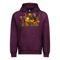 Mauve Wine Baby Jesus Joy To The World Urban Hoodie - MaliasSmallBusiness