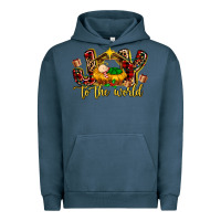 Pigment Midnight Navy Baby Jesus Joy To The World Urban Hoodie - MaliasSmallBusiness