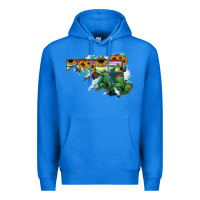 True Royal Maryland Map Sunflower Cactus Serape Premium Hoodie - RanaPortraitStore