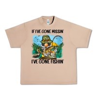 Burro if i've gone missin' i've gone fishin' Urban Heavy Tee - BarkalooDesign