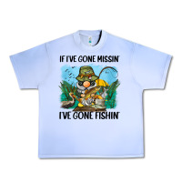 Grape Ice if i've gone missin' i've gone fishin' Urban Heavy Tee - BarkalooDesign