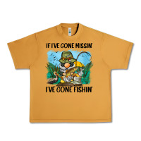 Peanut Butter if i've gone missin' i've gone fishin' Urban Heavy Tee - BarkalooDesign