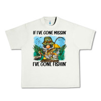 Pistachio if i've gone missin' i've gone fishin' Urban Heavy Tee - BarkalooDesign