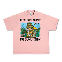 Salmon if i've gone missin' i've gone fishin' Urban Heavy Tee - BarkalooDesign