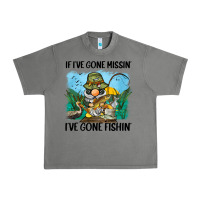 Tornado if i've gone missin' i've gone fishin' Urban Heavy Tee - BarkalooDesign