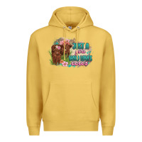 Antique Gold just a girl who loves cows Premium Hoodie - MaliasSmallBusiness