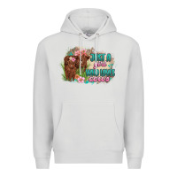 Dove Grey just a girl who loves cows Premium Hoodie - MaliasSmallBusiness