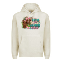 Oatmeal Heather just a girl who loves cows Premium Hoodie - MaliasSmallBusiness