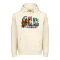Sandshell just a girl who loves cows Premium Hoodie - MaliasSmallBusiness