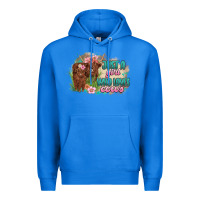 True Royal just a girl who loves cows Premium Hoodie - MaliasSmallBusiness