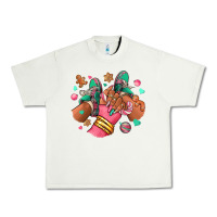 Pistachio pink christmas black girl sneakers Urban Heavy Tee - RanaPortraitStore