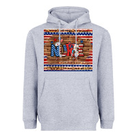 Heather Grey american nurse tumbler Heavyweight Hoodie - BundleAndBundleShop
