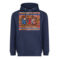 Navy american nurse tumbler Heavyweight Hoodie - BundleAndBundleShop