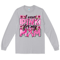 Moon Dust i wear pink for my mom Long Sleeve Tee - Zillion Design Studio
