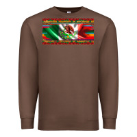 Chestnut mexico flag serape roses leopard and glitter licanse plate Premium Sweatshirt - Artiststas