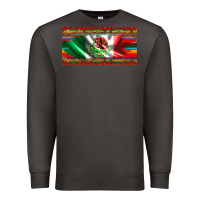 Smoke mexico flag serape roses leopard and glitter licanse plate Premium Sweatshirt - Artiststas