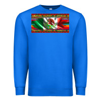 True Royal mexico flag serape roses leopard and glitter licanse plate Premium Sweatshirt - Artiststas