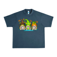 Midnight Navy frog gnomes Urban Heavy Tee - Zillion Design Studio