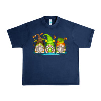 Navy frog gnomes Urban Heavy Tee - Zillion Design Studio
