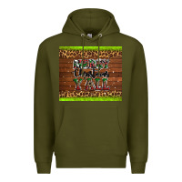 Army Green merry christmas y'all Premium Hoodie - AdoDesignShop