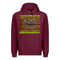 Burgundy merry christmas y'all Premium Hoodie - AdoDesignShop