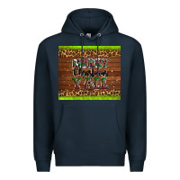 Navy merry christmas y'all Premium Hoodie - AdoDesignShop