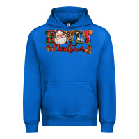 Cobalt Howdy Christmas Santa Urban Hoodie - NancyCooperArtShop