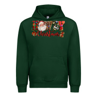 Forest Green Howdy Christmas Santa Urban Hoodie - NancyCooperArtShop