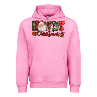 Fuchsia Pink Howdy Christmas Santa Urban Hoodie - NancyCooperArtShop