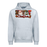 Heather Grey Howdy Christmas Santa Urban Hoodie - NancyCooperArtShop