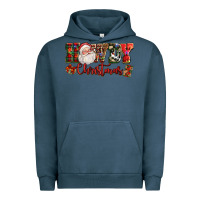 Pigment Midnight Navy Howdy Christmas Santa Urban Hoodie - NancyCooperArtShop