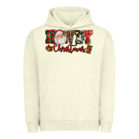 Pigment Pistachio Howdy Christmas Santa Urban Hoodie - NancyCooperArtShop