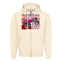 Sandshell valentines day monster truck Zipper Hoodie - RacoonDesign