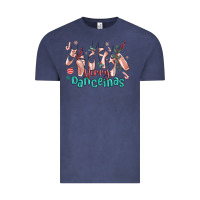 Vintage Denim merry dancemas christmas ballet Vintage Tee - MaliasSmallBusiness