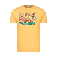 Vintage Mustard merry dancemas christmas ballet Vintage Tee - MaliasSmallBusiness