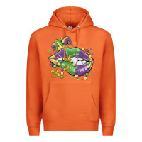 Carrot mardi gras lips Premium Hoodie - MaliasSmallBusiness
