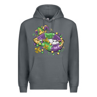 Rock mardi gras lips Premium Hoodie - MaliasSmallBusiness
